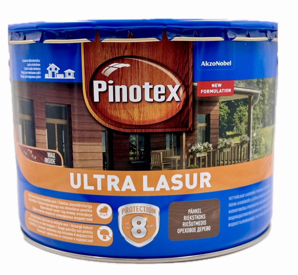 Pinotex Ultra защитная влагостойкая лазурь с воском для дерева Пинотекс ...