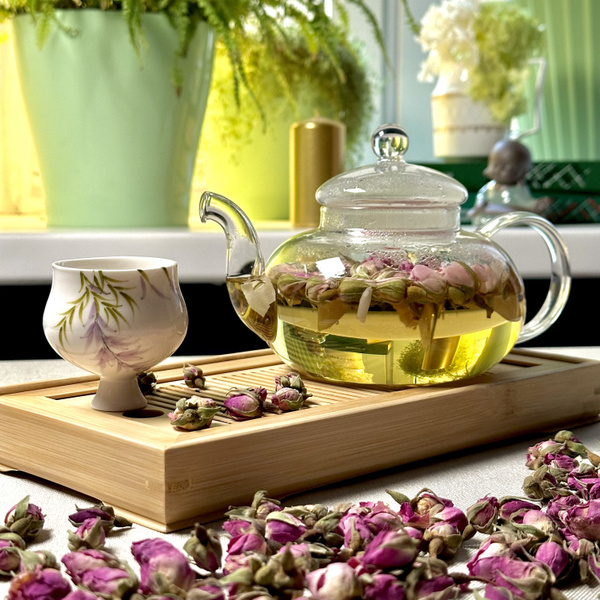 Роза дамасская настоящая сушеная в бутонах, очень ароматная (Rose ...