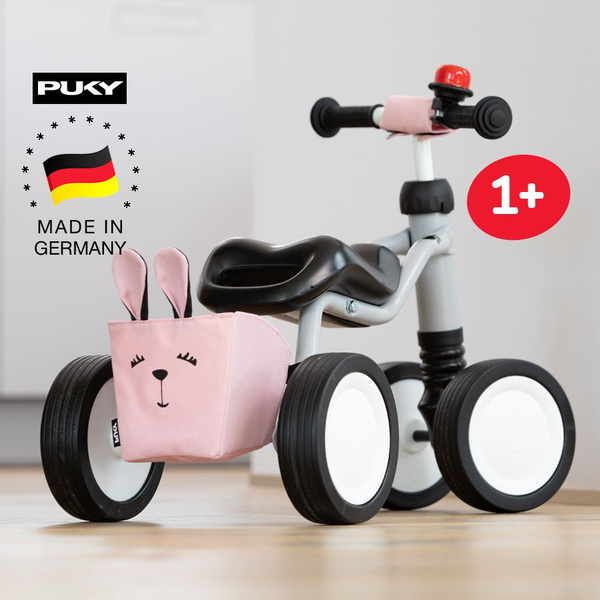 Беговел от 1 года Puky Wutsch Bunny со звонком, с сумкой Зайка, розовый ...