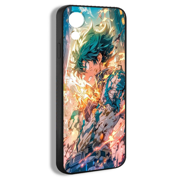 Чехол на айфон iPhone XR Аниме Моя геройская Академия Мидория Изуку ...