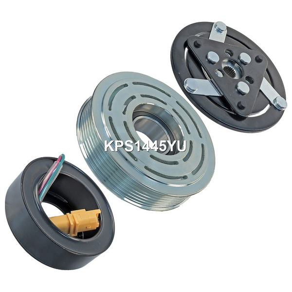 Шкив компрессора кондиционера в сборе Citroen C4 (Ситроен Ц4) / Peugeot ...