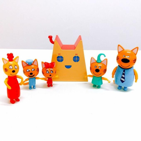 Игрушки Три Кота (Компот, Коржик, Карамелька, Папа, Мама) / Игровой ...