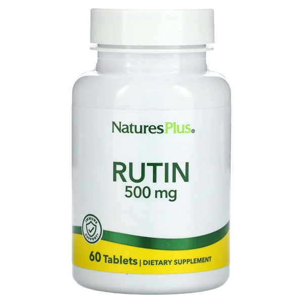Пищевая добавка Natures Plus, Рутин, 500 мг, 60 таблеток - купить с ...