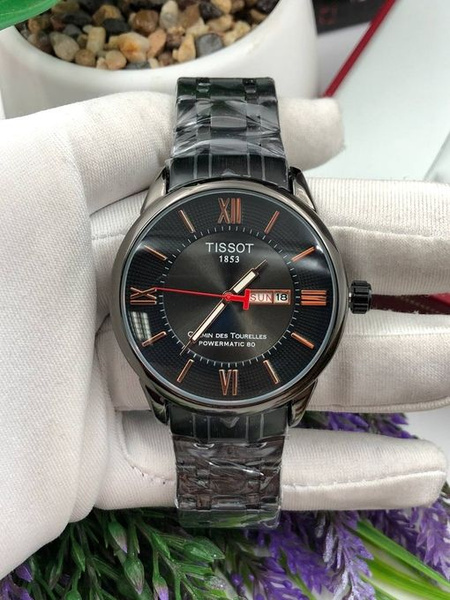 Мужские наручные часы TISSOT с металлическим ремешком в подарочной ...