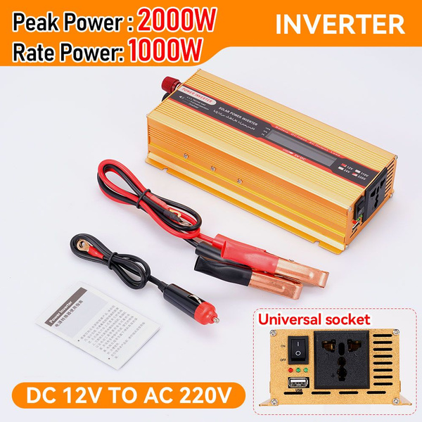 Автомобильный инвертор -Преобразователь напряжения- трансформатор ...