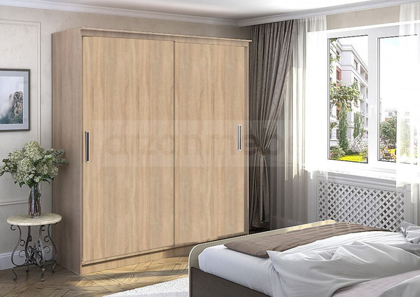Шкаф-купе Arzanmebel Олимп., 200x65x220 см - купить по выгодной цене в ...
