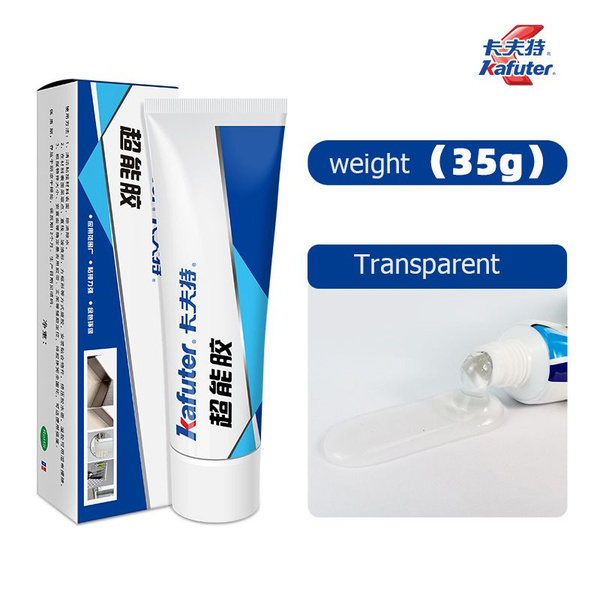 Водостойкий клей Transparent-Kafuter, высокотемпературный клей, черно ...