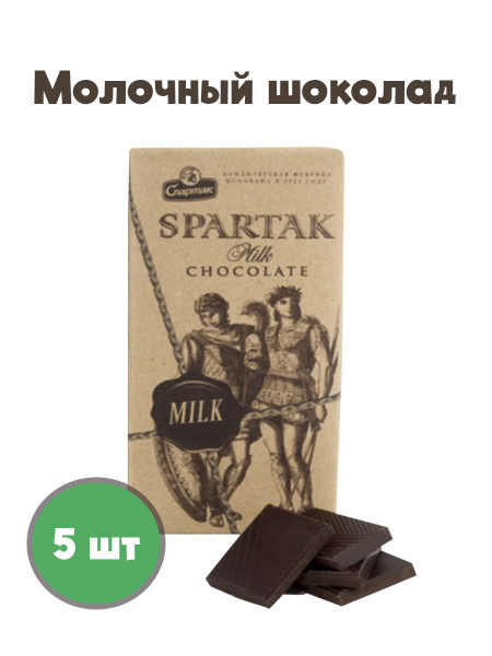 Натуральный шоколад молочный плитка 5 шт - купить с доставкой по ...