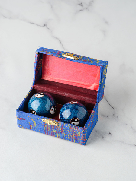 Шары здоровья Инь-Ян массажные с музыкой Антистресс/Для рук музыкальные ...