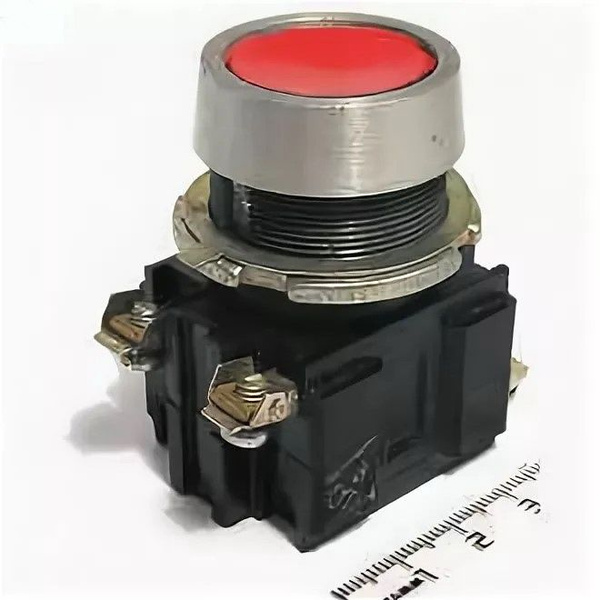 Кнопка ВК14-21 контакты : 1замык. 1размык. красная - купить с доставкой ...