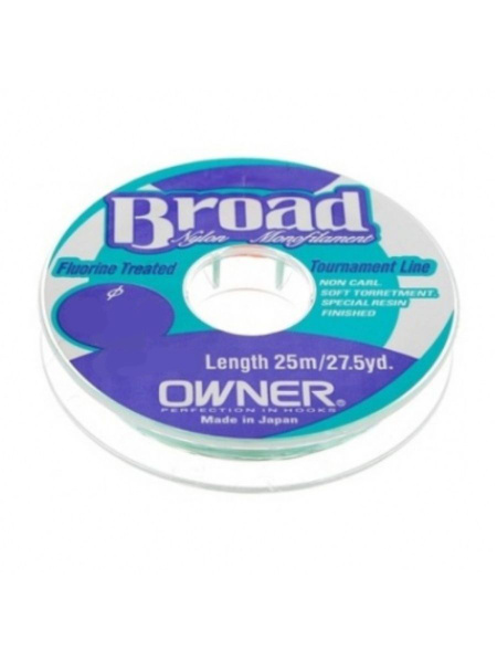 Монофильная леска для рыбалки OWNER BROAD по 25 м купить по выгодной ...