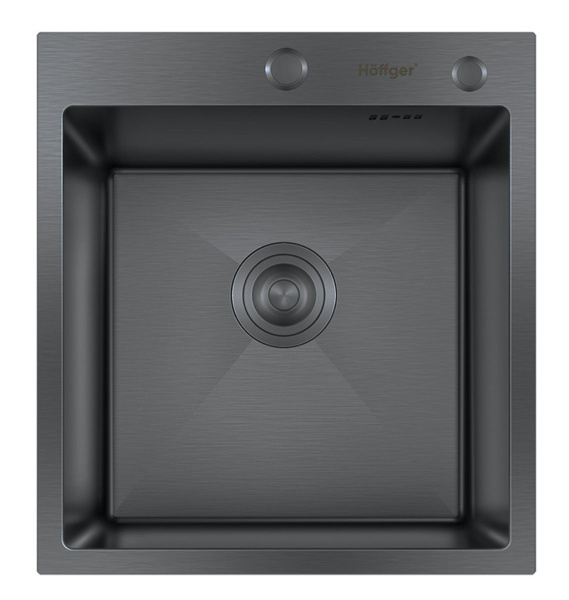Мойка для кухни HOFFGER 4550 BLACK - купить с доставкой по выгодным ...