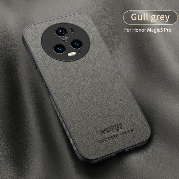 Чехол для Honor Magic5 Pro/Хонор Магик 5 Про Качественная кожа ...