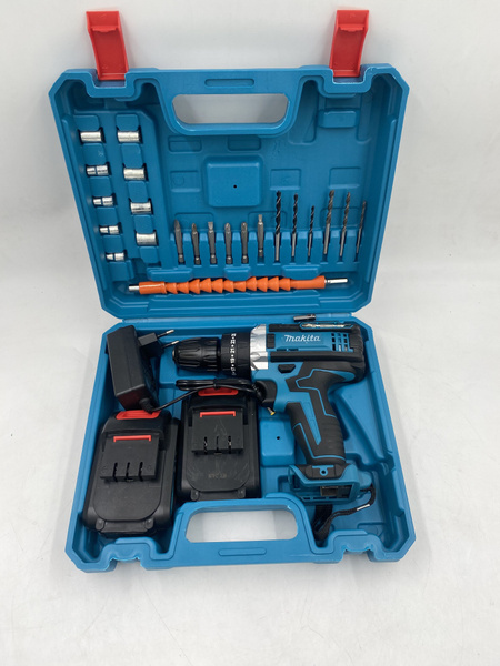 Шуруповерт Makita 21V шур + набор, От аккумулятора - купить по низкой ...