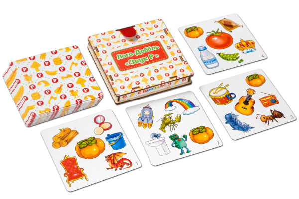 Настольная игра Smile Decor Лого - Доббль на звук "Р" на внимание и ...