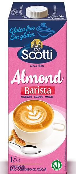Растительное молоко миндальное Бариста Riso Scotti, 1л - купить с ...