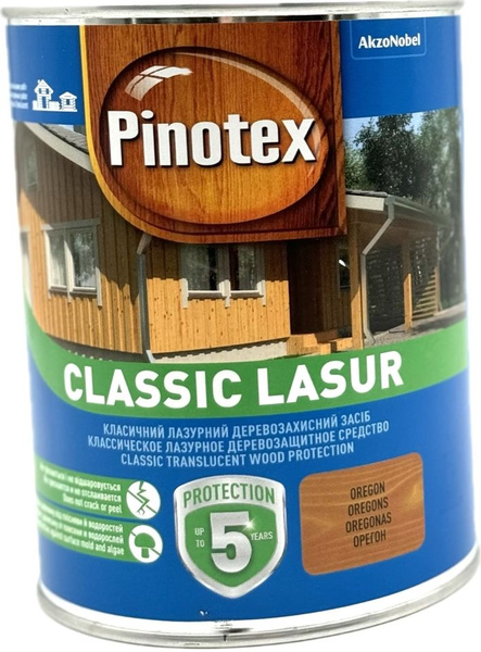 Пропитка декоративная для защиты древесины, Pinotex Classic Пинотекс ...