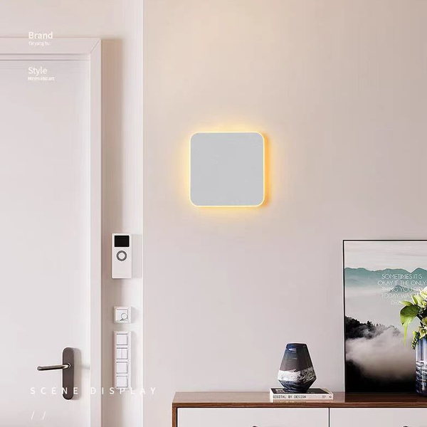 Бра S1020-1-WH-3000K_Круг_Нестандартная_5_6500, LED купить по выгодным ...