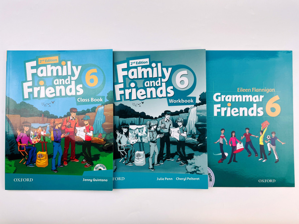 Комплект Family and Friends 6 Class Book with Multi ROM + Workbook 2nd