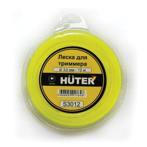 Леска для триммера Леска для триммера HUTER ЗВЕЗДА, 3 мм, 12 м Huter СЖ ...