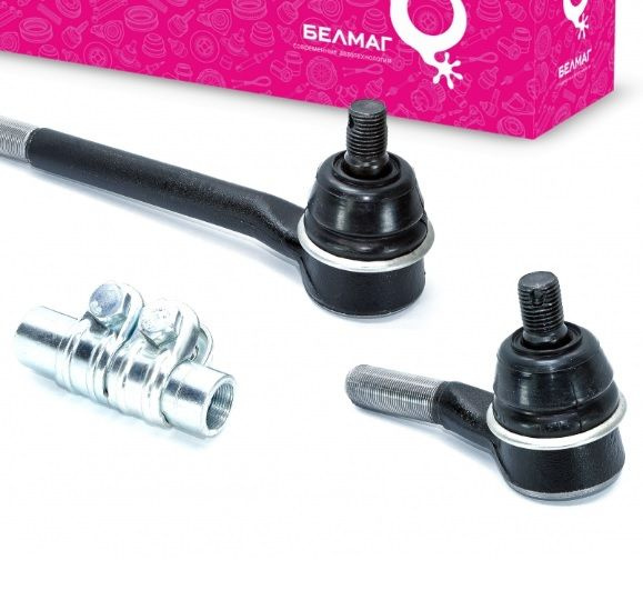 Тяга рулевая лев. ВАЗ 2123 в сб. с соединительной муфтой (БелМаг ...