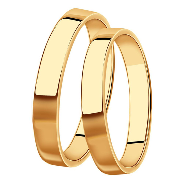 Золотое обручальное кольцо 2,5 мм DIAMANT-ONLINE D090111 585 пробы ...