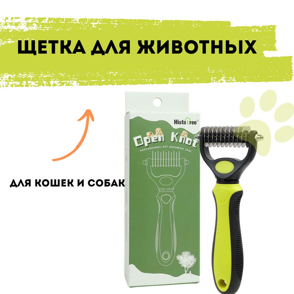 Колтунорез для собак и кошек для вычесывания шерсти - купить с ...