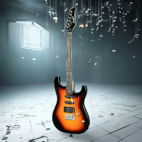 Rocket Электрогитара EG-1_санбёрст 6-струнная, корпус Липа 39" - купить ...