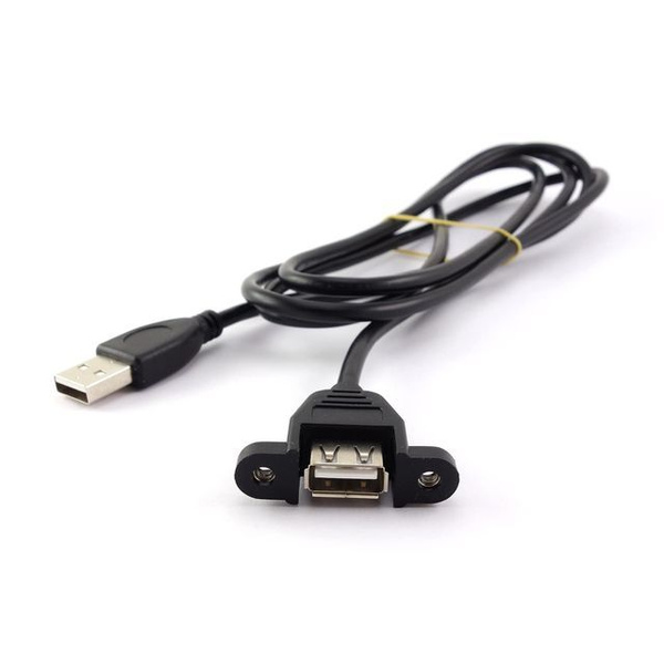 Кабель Удлинитель USB 2.0 с креплением на панель Мама-Папа 1.5 метра ...