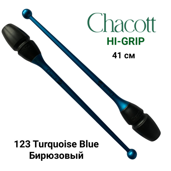 Булавы Hi-grip 41 см Chacott FIG Бирюзовый (col. 123 Turquoise Blue ...