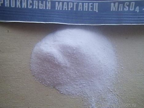 Сульфат марганца (сернокислый (II) 5-водный), 0,5 кг купить на OZON по ...
