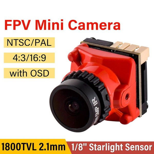 FPV камера 1800TVL 5MP 2,1 мм 1/8 дюйма Датчик звездного света для RC ...