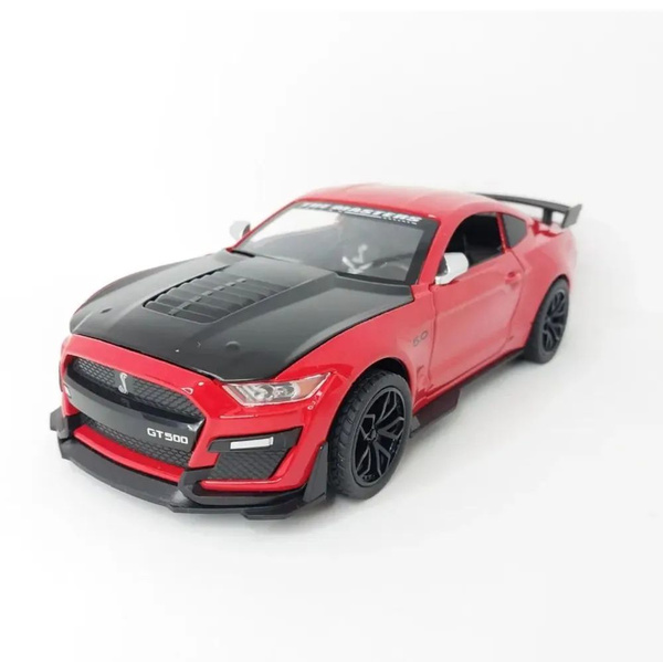 Металлическая машинка Форд Мустанг GT 500, 1:24 21 см, свет, звук ...