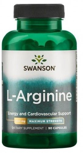 Спортивное питание, Аминокислоты, Swanson L-Arginine max str 850 mg, 90 ...
