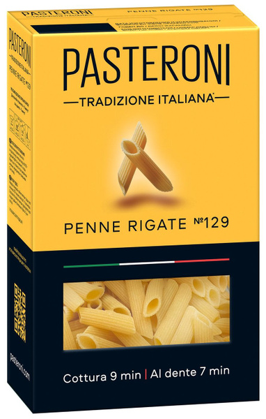 Макароны Pasteroni Penne Rigate №129 400г - купить с доставкой по ...