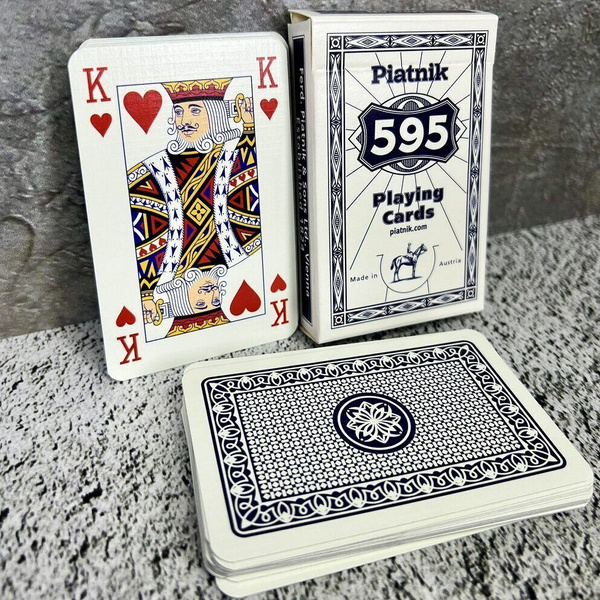 Карты игральные "595"-Бридж", рубашка синяя, 54 листов купить на OZON ...