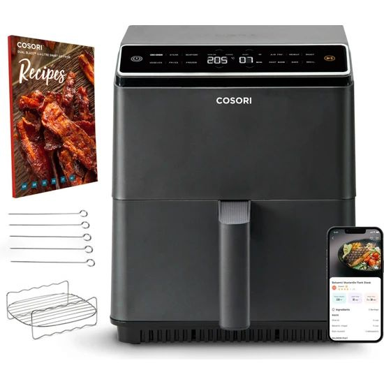 Аэрогриль COSORI AirFryer Cosori Dual Blaze 6.4 LT, предварительно ...