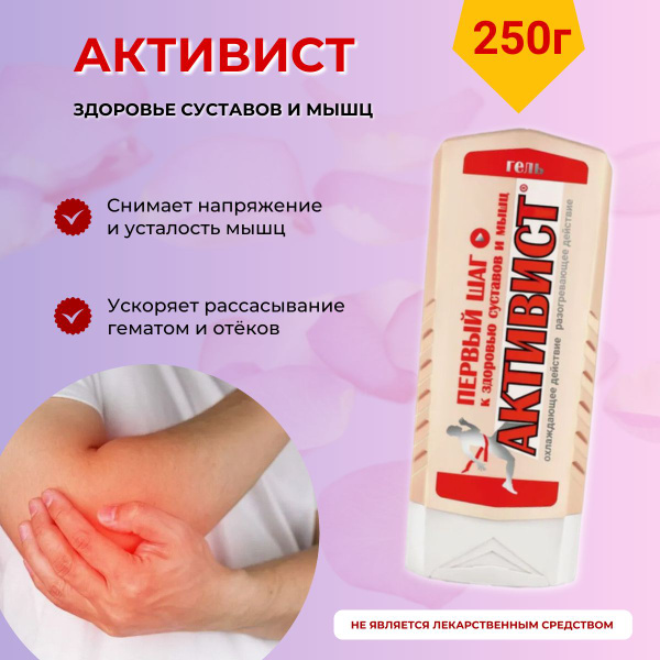 Мазь от боли в суставах и мышцах Активист 250мл купить на OZON по ...