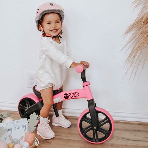 Беговел YVolution Velo Junior, розовый - купить с доставкой по выгодным ...