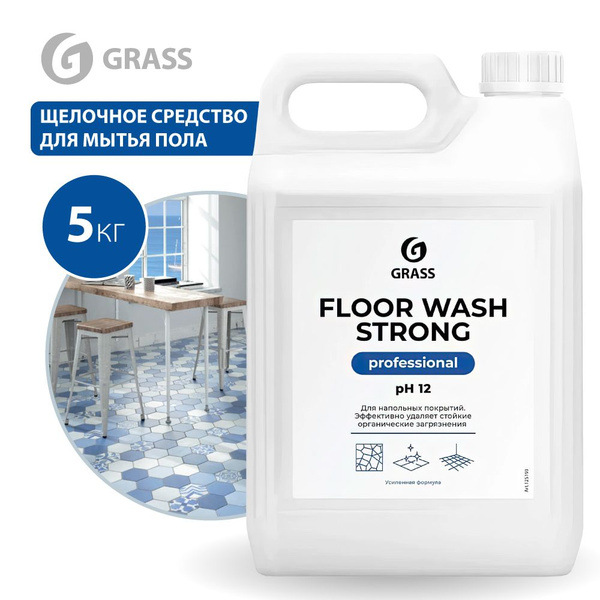 Средство для мытья полов Floor wash strong Professional (канистра 5 л ...