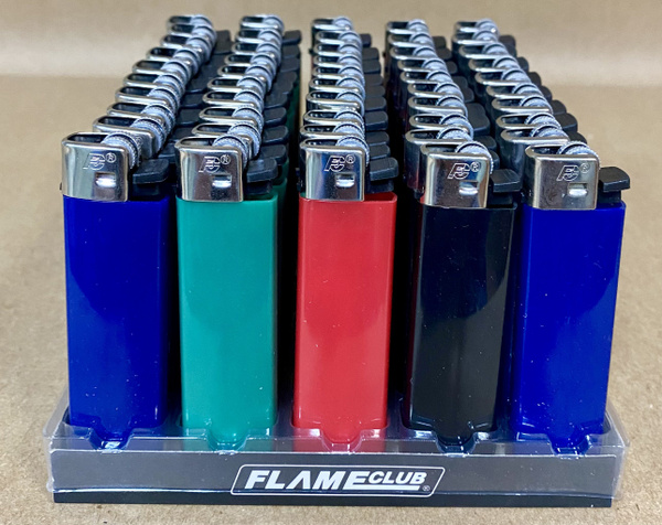 Зажигалка кремниевая газовая Flameclab M-03 HC5 50 шт 1 блок - купить с ...