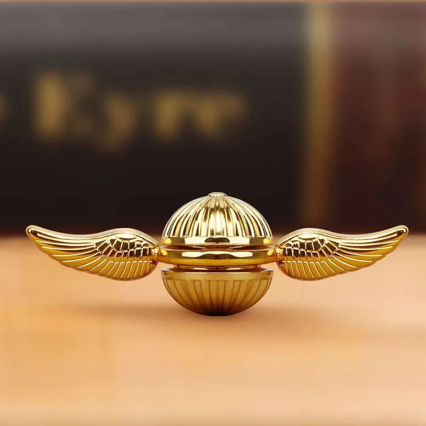 Золотой снитч Гарри Поттера Fidget Spinner / Harry Potter Golden Snitch ...