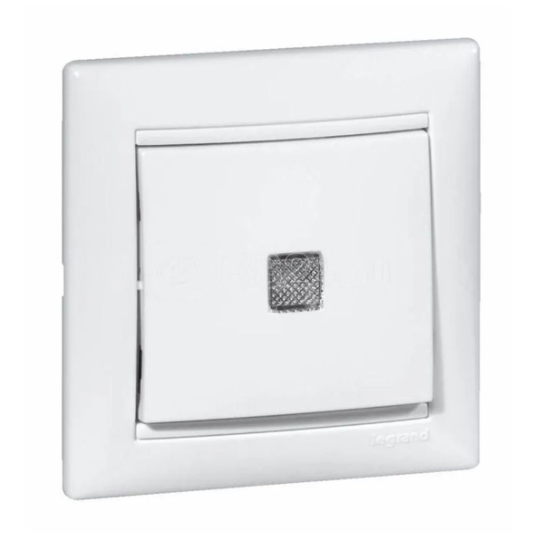 Legrand Valena Выключатель одноклавишный с подсветкой Цвет: Белый 1 шт ...