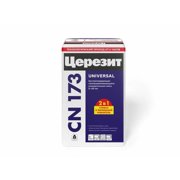 Наливной пол самовыравнивающийся 20 кг Церезит CN 173 Стяжка и ...