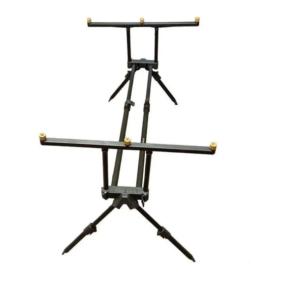 Подставка для рыбалки ROD-POD Kaida A68-23 на 4-х ногах, под 3 удочки ...