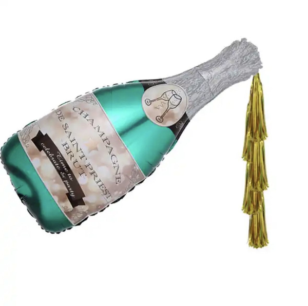 Шар бутылка шампанского с украшением. - купить в интернет-магазине OZON ...
