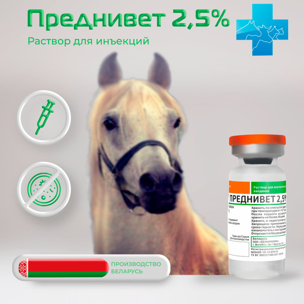 Преднивет 2,5%, 10 мл - купить с доставкой по выгодным ценам в интернет ...