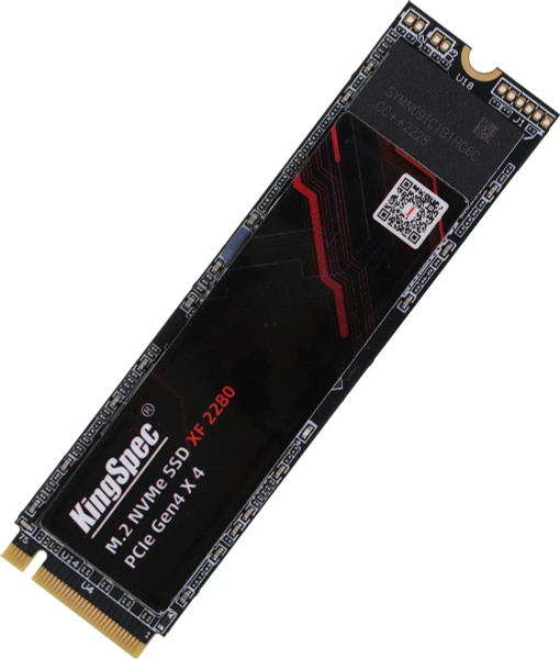 1 ТБ Внутренний SSD-диск KingSpec Накопитель M.2 NVMe 4.0 1TB (XF-1TB ...