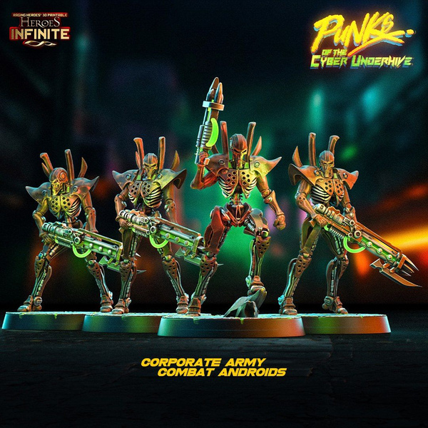 Миниатюра Corprate Army Combat Androids - Корпоративные армейские ...
