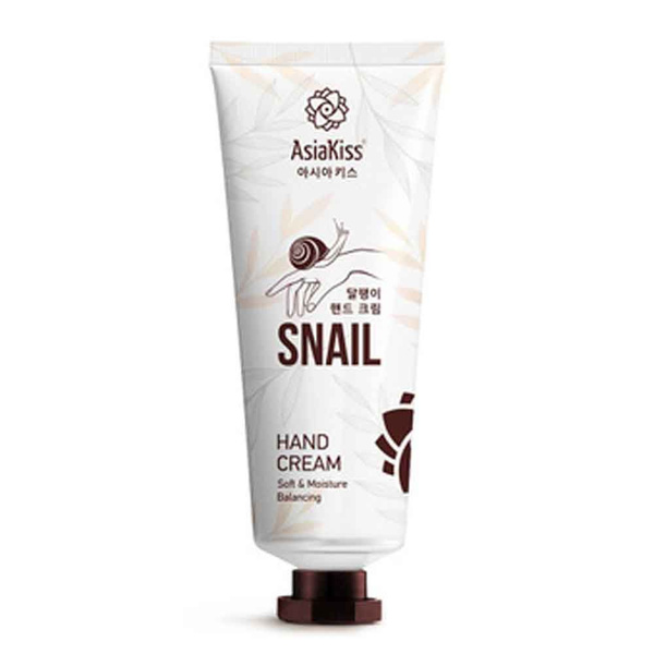 AsiaKiss Крем для рук SNAIL Soft & Moisture Balancing, с экстрактом ...